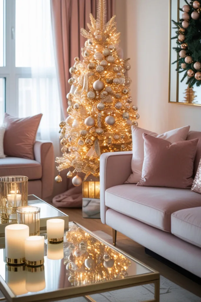 small living room for Christmas