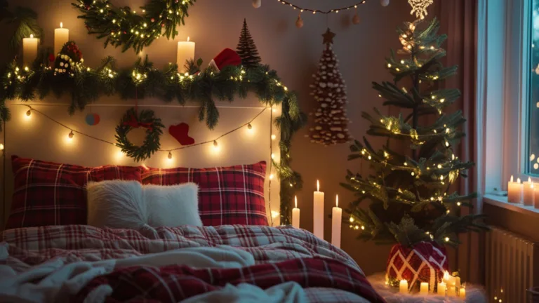 DIY Christmas bedroom