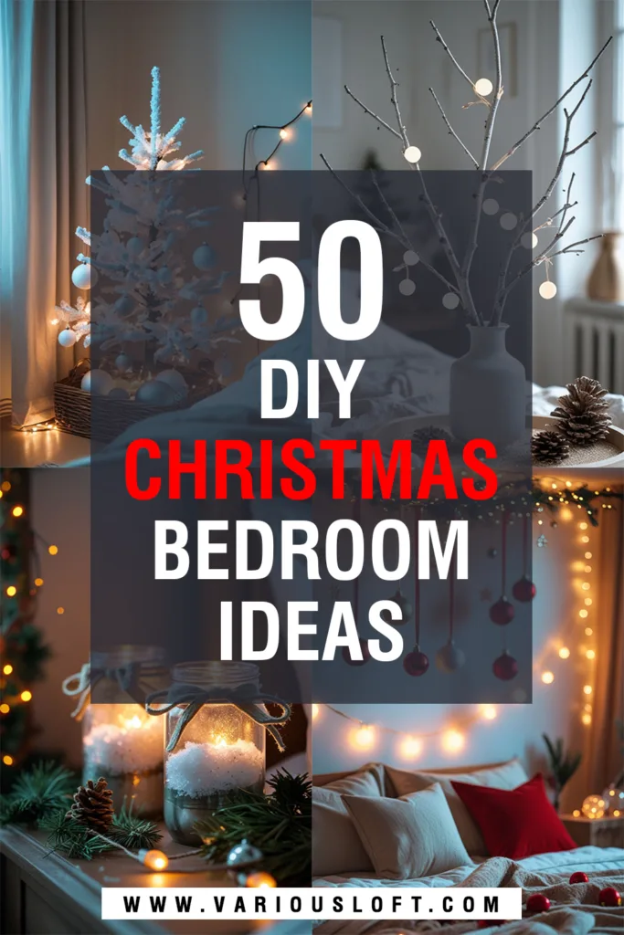 DIY Christmas bedroom