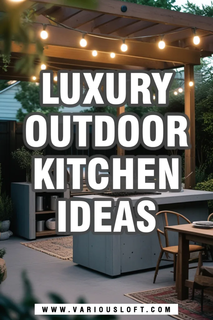 luxury outdoor kitchen ideas