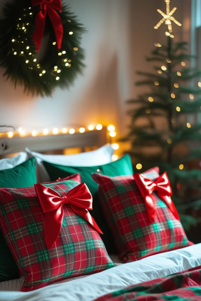 DIY Christmas bedroom