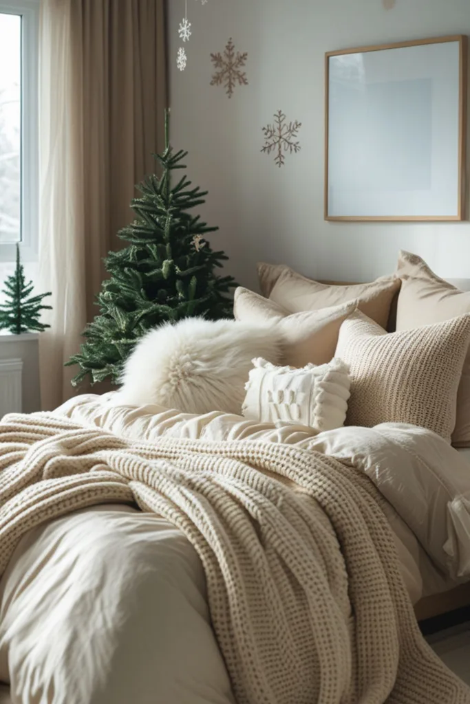 DIY Christmas bedroom
