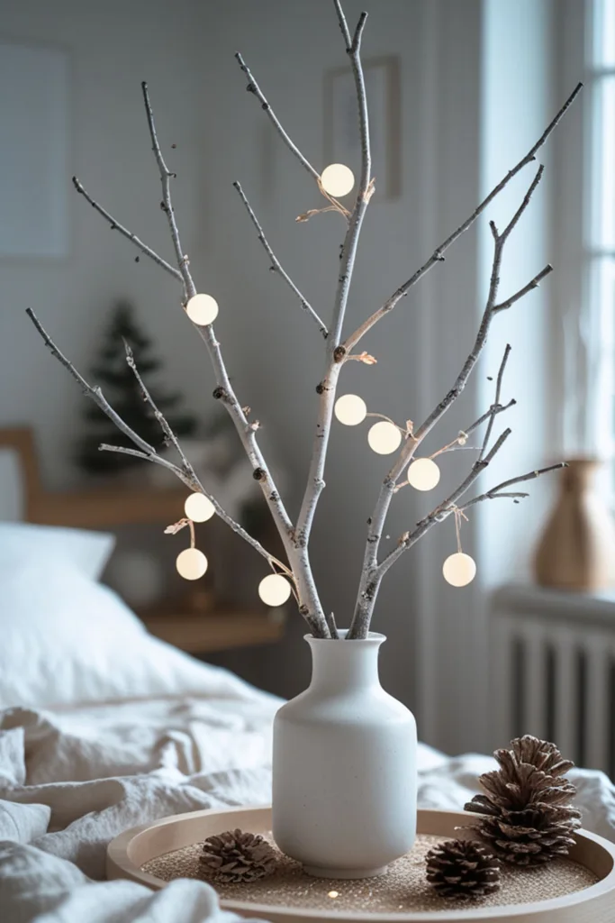 DIY Christmas bedroom