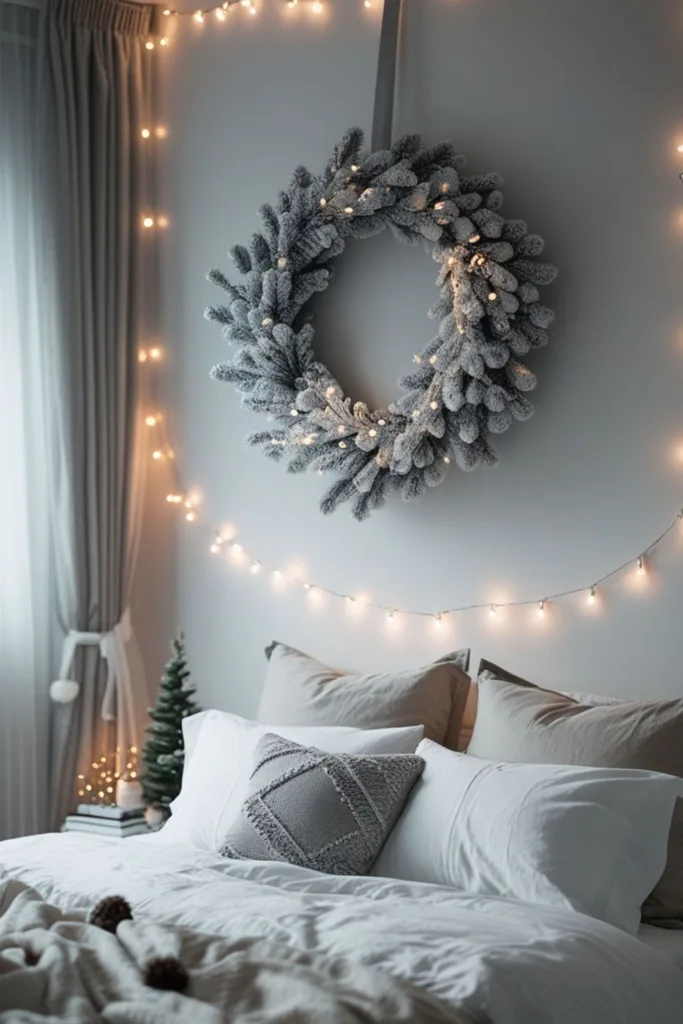DIY Christmas bedroom