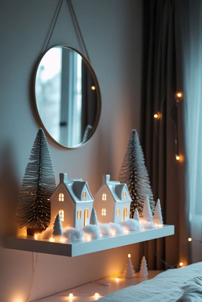 DIY Christmas bedroom