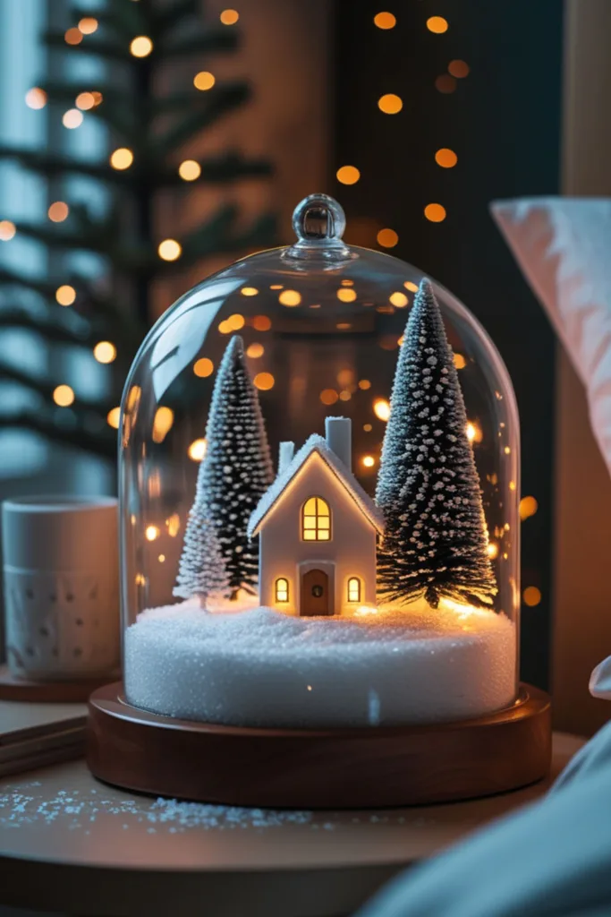 DIY Christmas bedroom