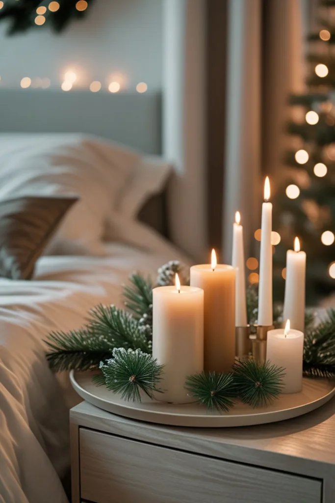 DIY Christmas bedroom