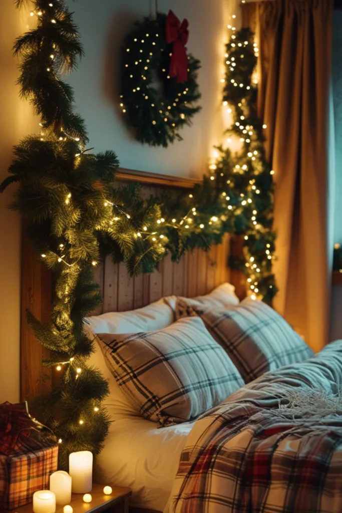 DIY Christmas bedroom