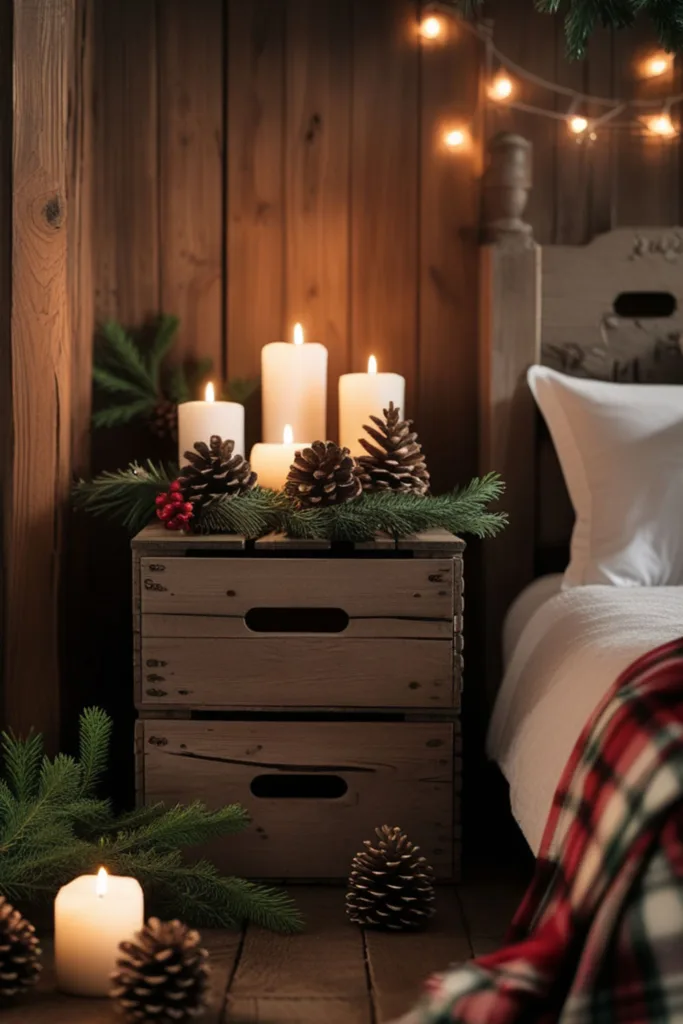 DIY Christmas bedroom