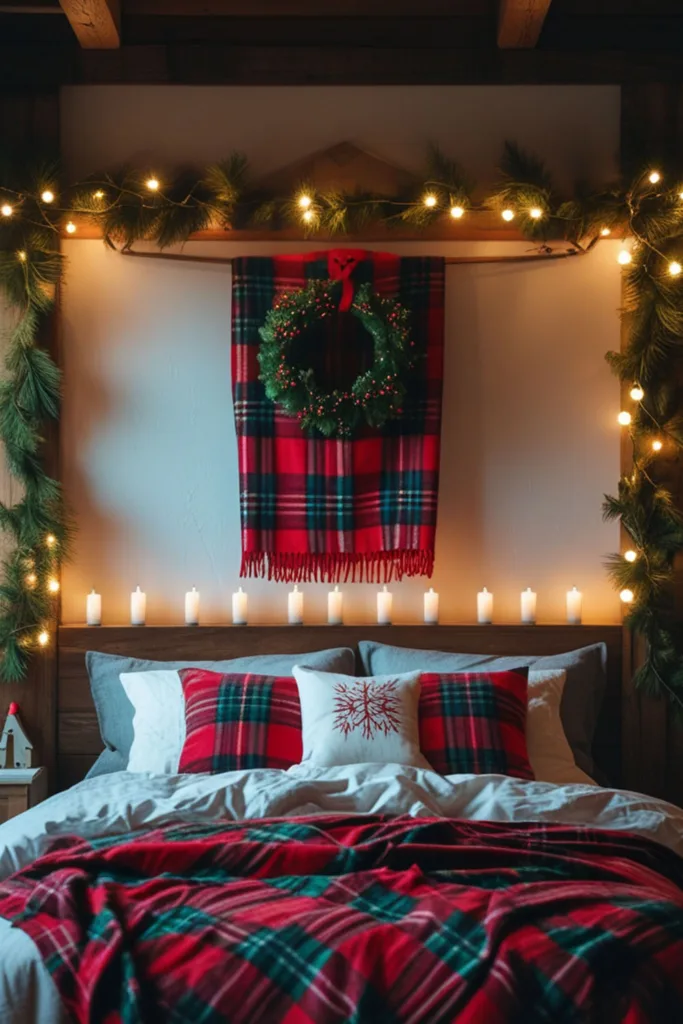 DIY Christmas bedroom