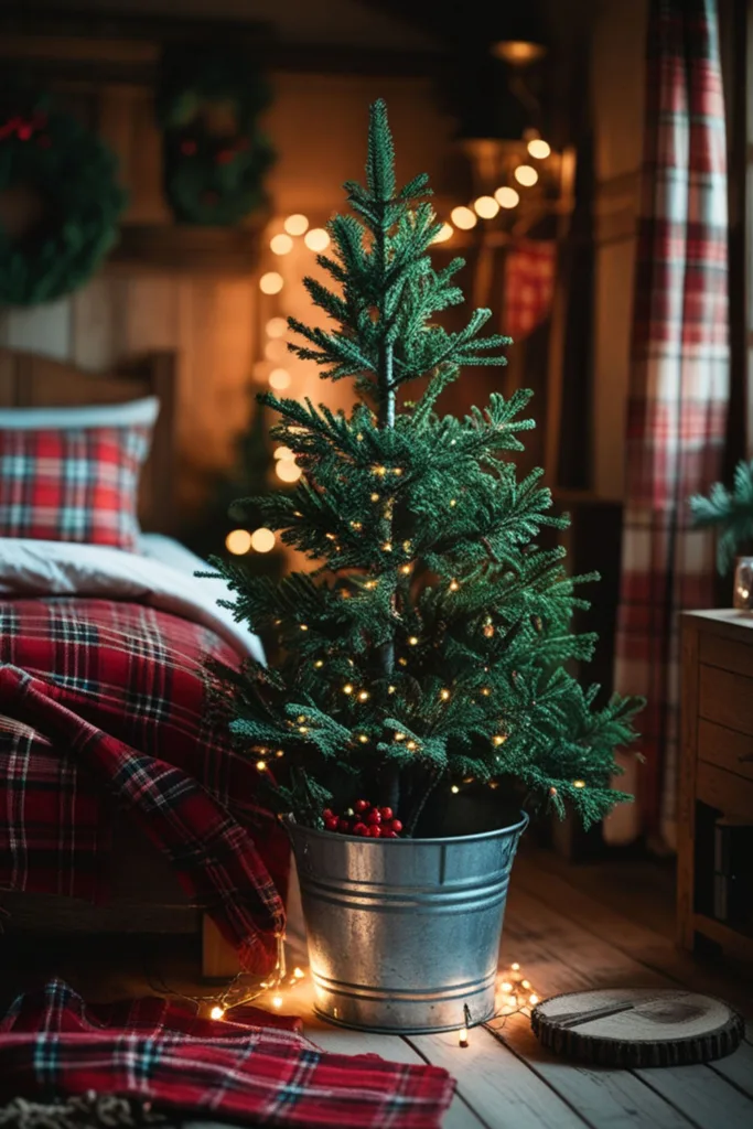 DIY Christmas bedroom