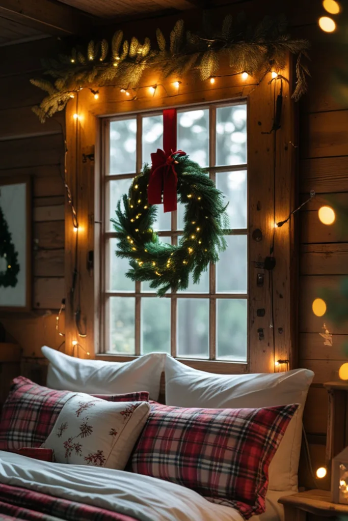 DIY Christmas bedroom