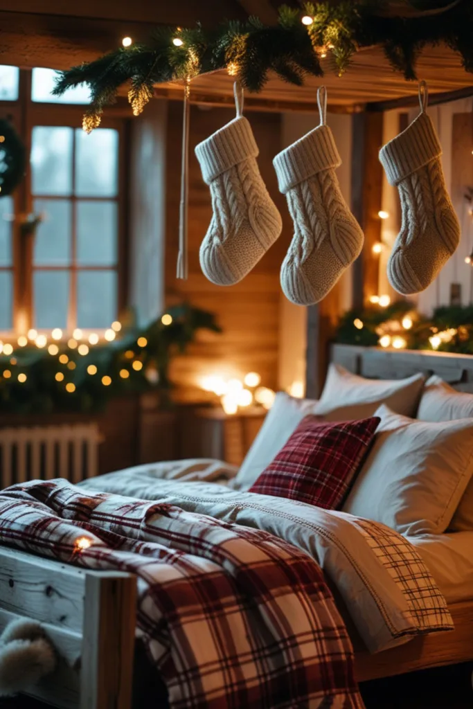 DIY Christmas bedroom