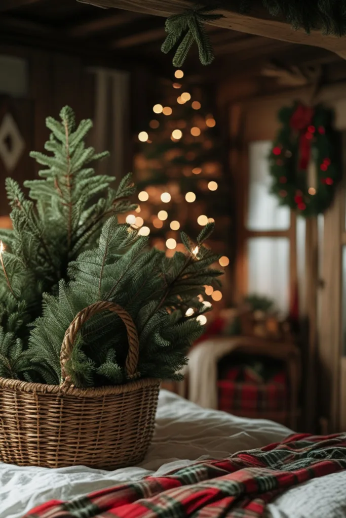 DIY Christmas bedroom