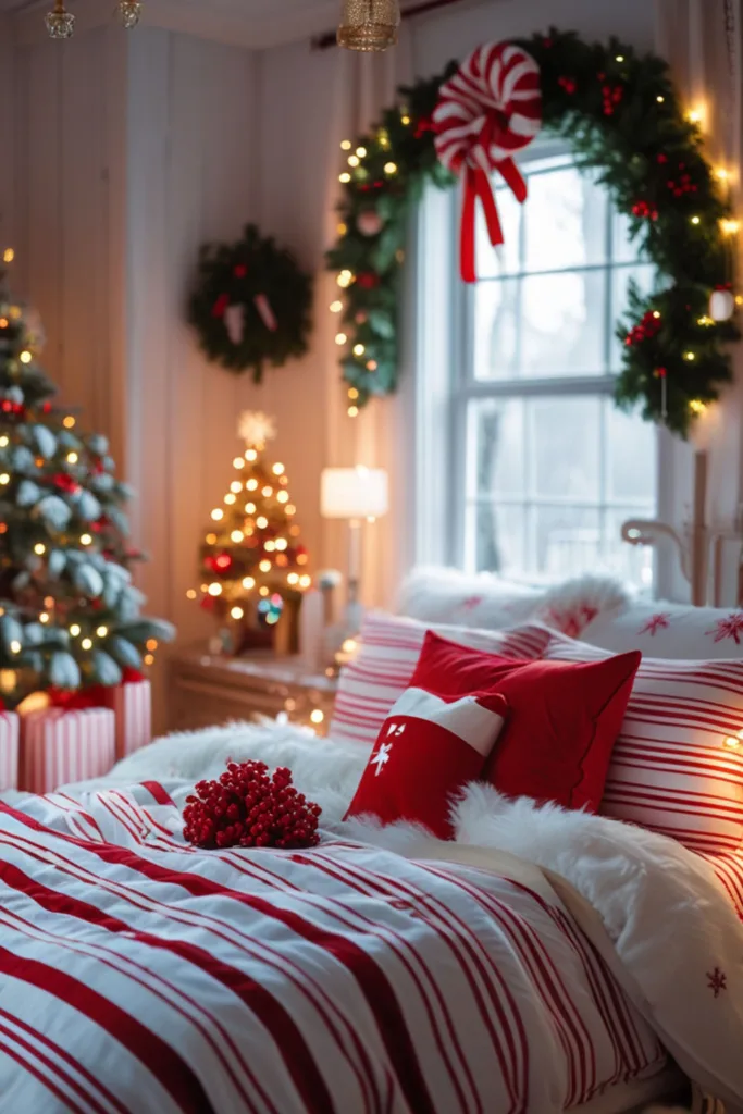 DIY Christmas bedroom