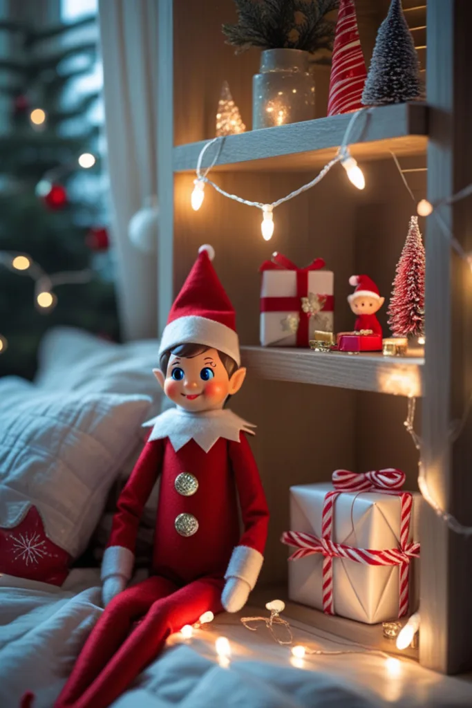 DIY Christmas bedroom