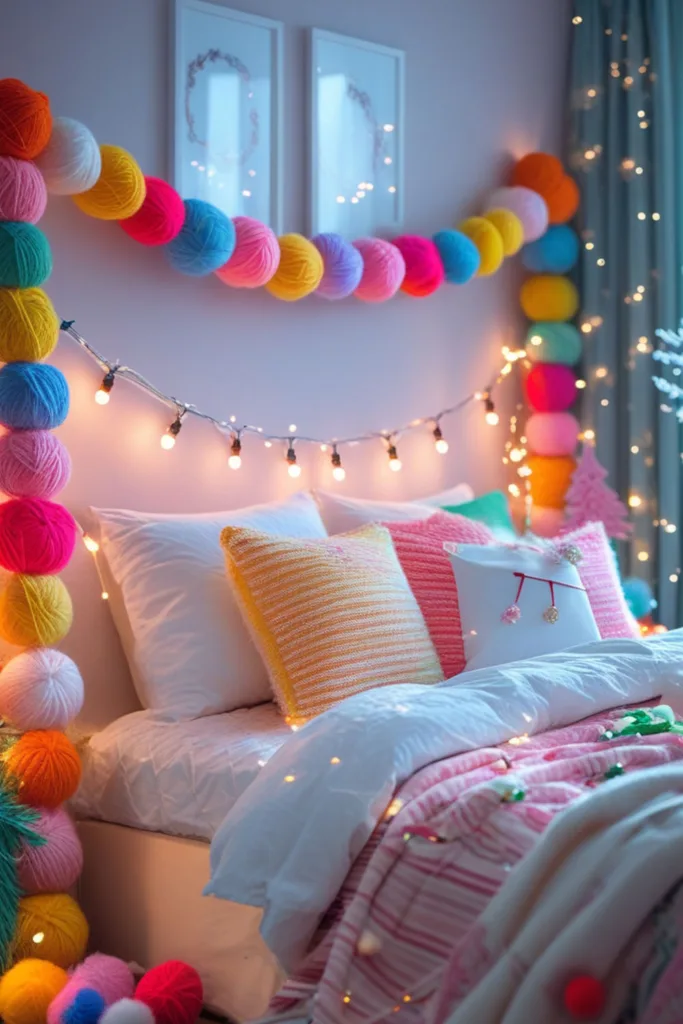 DIY Christmas bedroom
