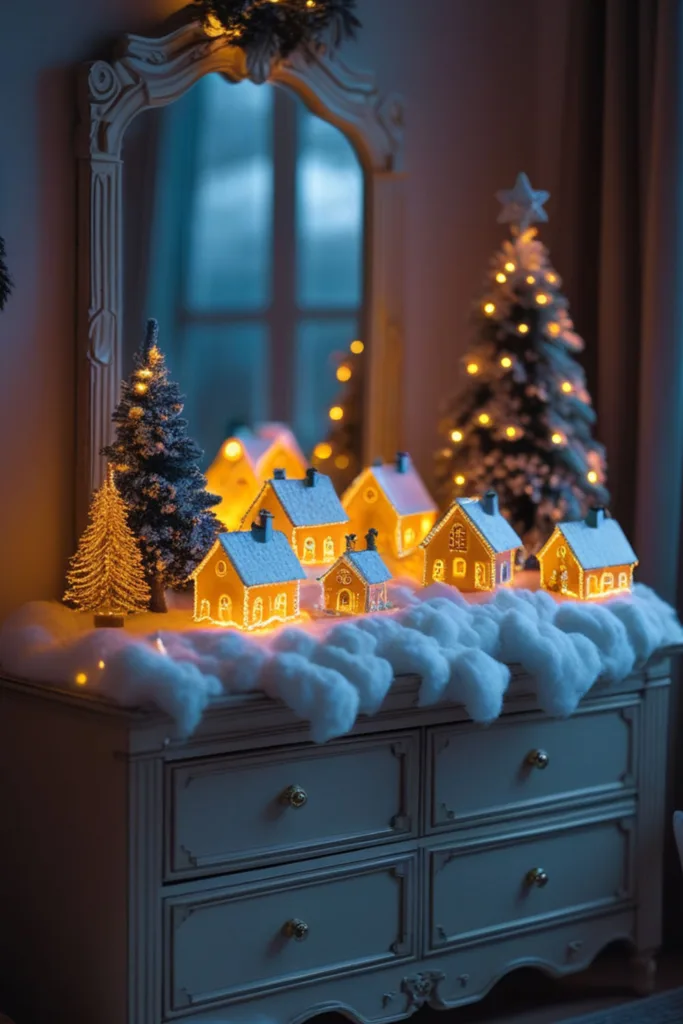 DIY Christmas bedroom