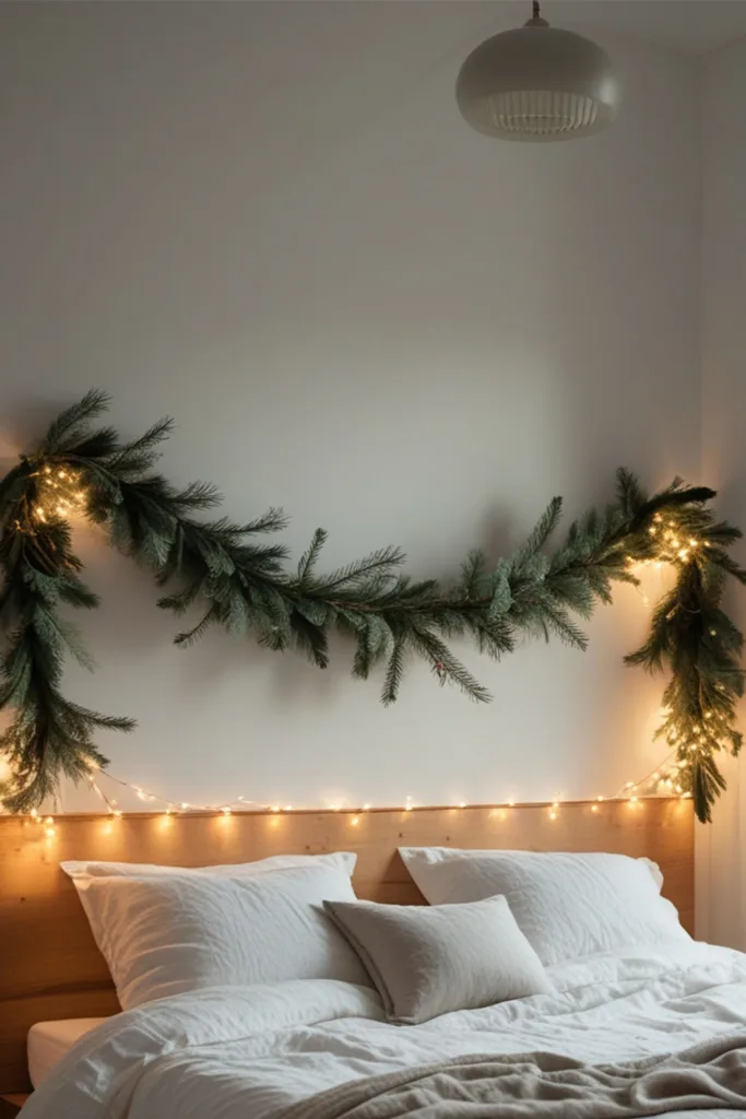 DIY Christmas bedroom