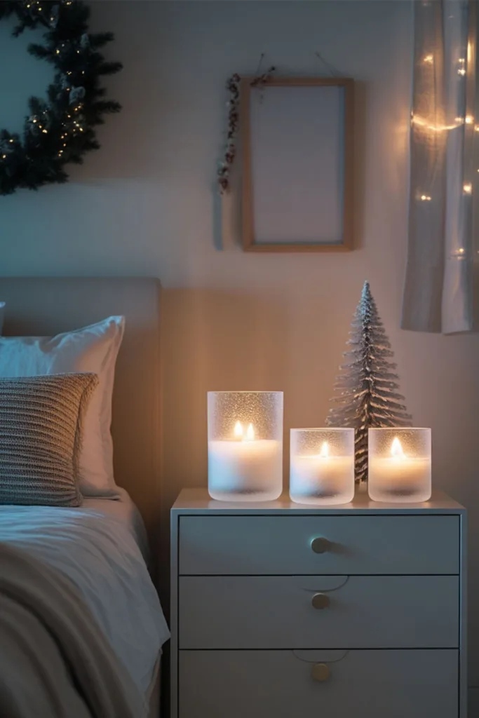 DIY Christmas bedroom