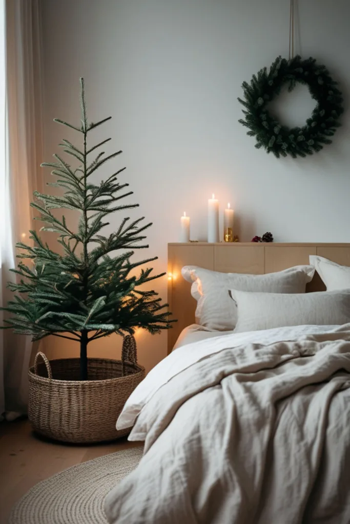 DIY Christmas bedroom
