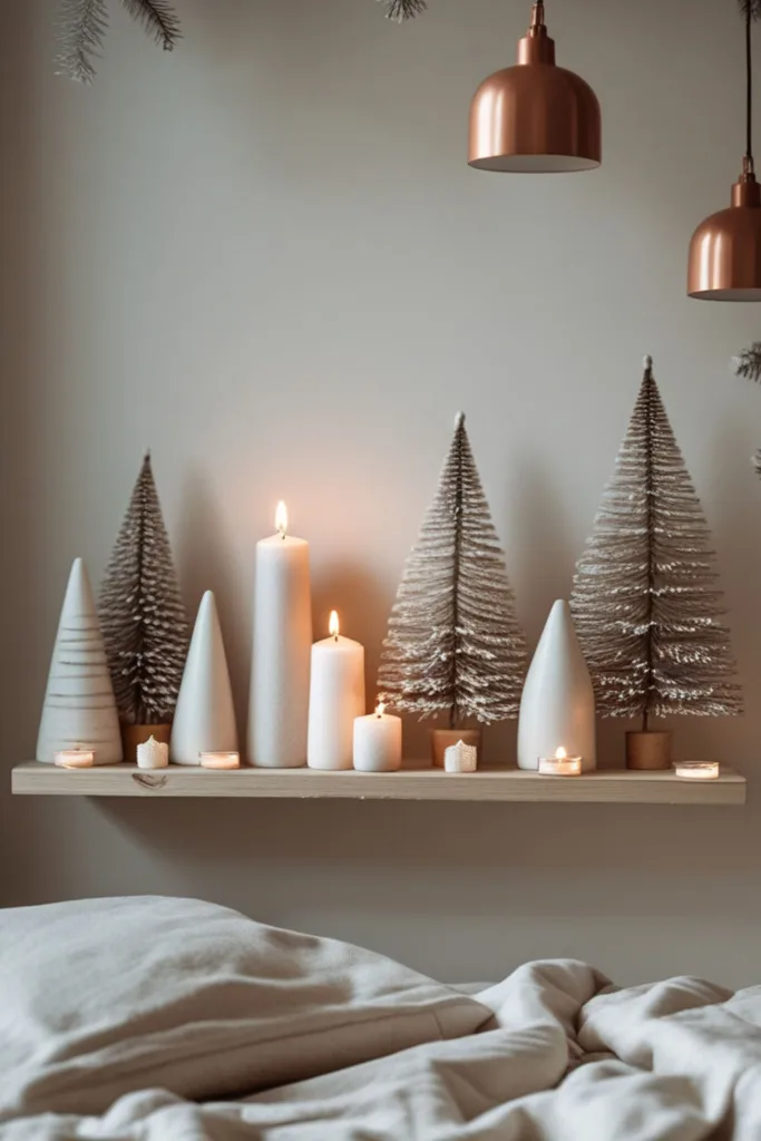 DIY Christmas bedroom