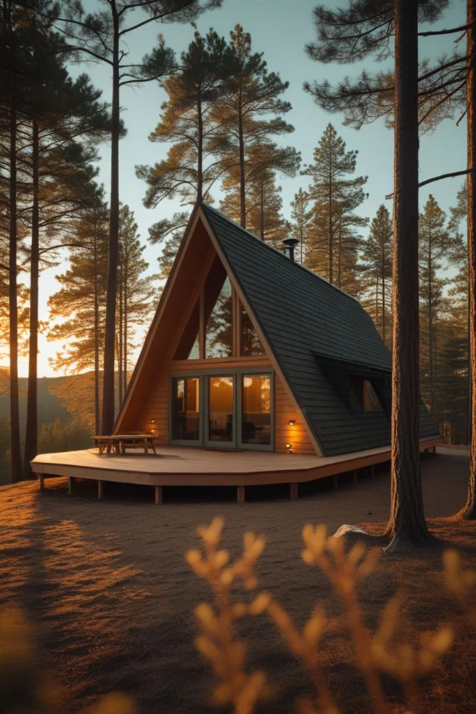 a-frame house