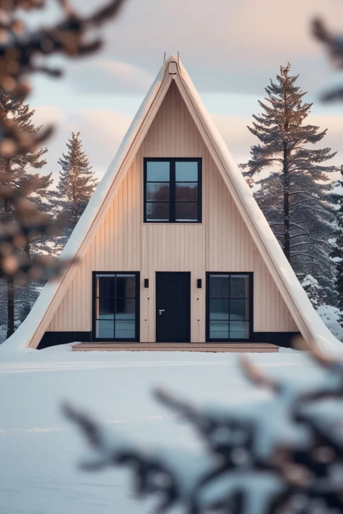 a-frame house