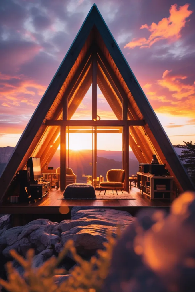 a-frame house