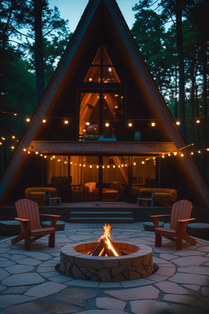a-frame house