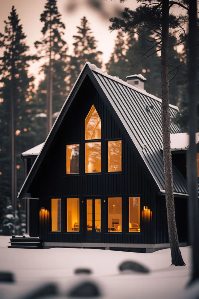 a-frame house